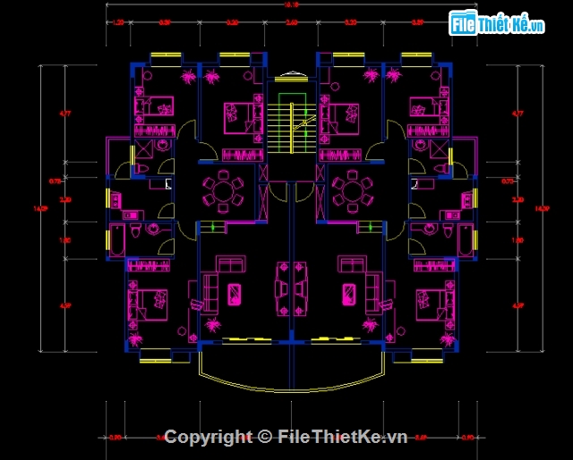 100 FILE CAD,MẶT BẰNG CHUNG CƯ,bản vẽ cad mặt bằng chung cư